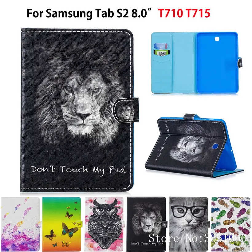 Чехол для планшета Samsung Galaxy Tab S2 8 0 T710 T715 T713 T719|Чехлы планшетов и электронных книг| |