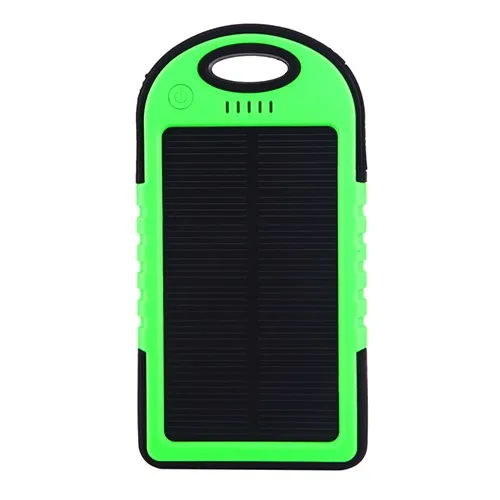 5000 mAh Dual USB портативное солнечное зарядное устройство Универсальный дождепроницаемый внешний аккумулятор