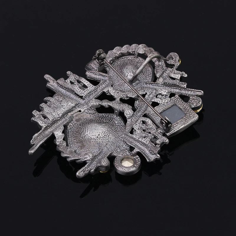 Vintage Style Grotesque Irregular Stone Shape Inlay Square Traingle Rhinestone Fashion Women Men Brooches | Украшения и