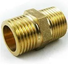 1/2 &quot 3/4&quot 1 &quotполностью латунный толстый двойной ниппель для водопровода|male