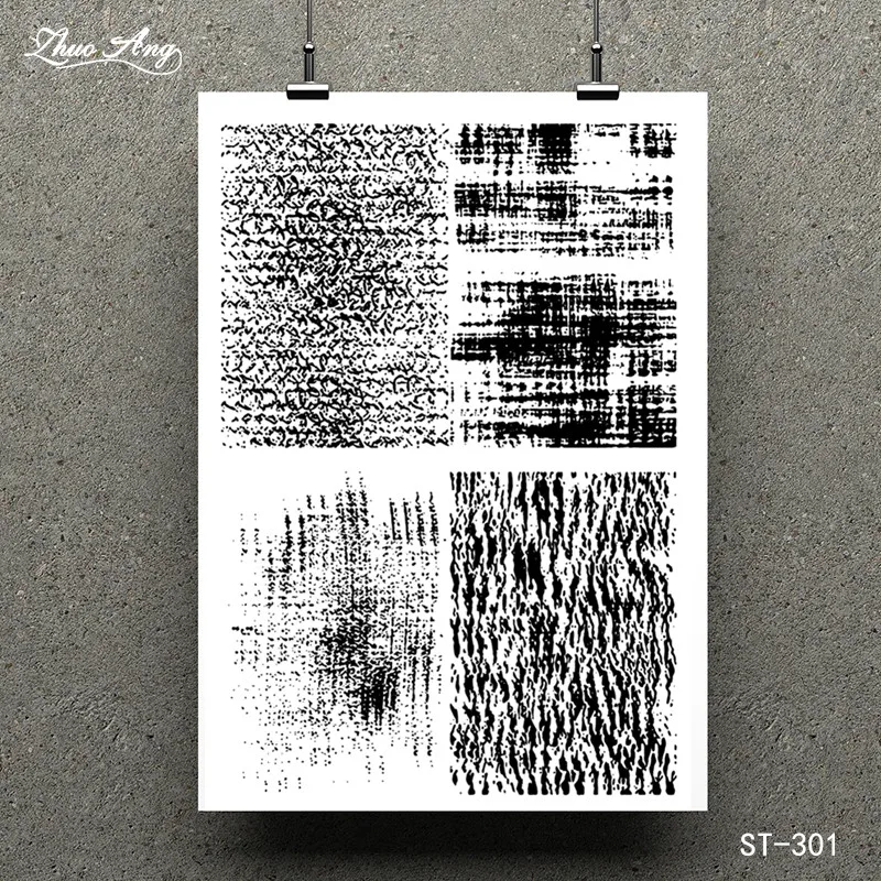 Fish Scale Design Clear Stamp for Scrapbooking Rubber Seal Paper Craft Stamps Card Making | Дом и сад