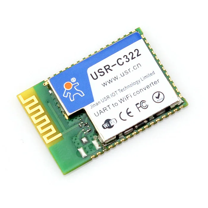 USR-C322a CC3200 SMT Тип UART двойной ttl к модули Wi-Fi с внутренней антенной (10 шт./pk) |