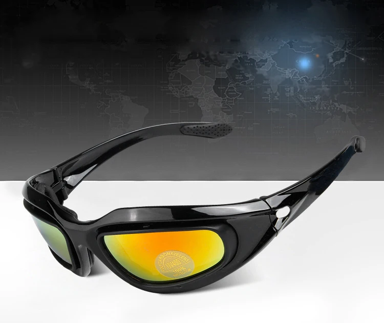 

C5 Travel climbing Wind Photochromic Cycling glasses off-road Motorcycle gogglesSafety Tactical Sunglasses Cycle Eyewear