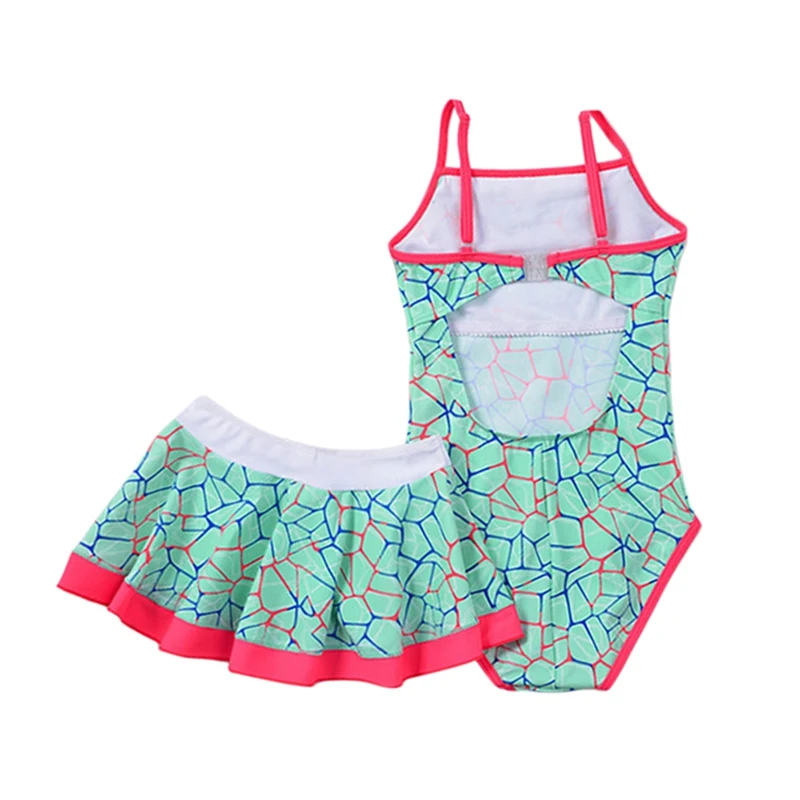Купальный костюм для девочек лето 2019 детский купальный из двух предметов мягкий
