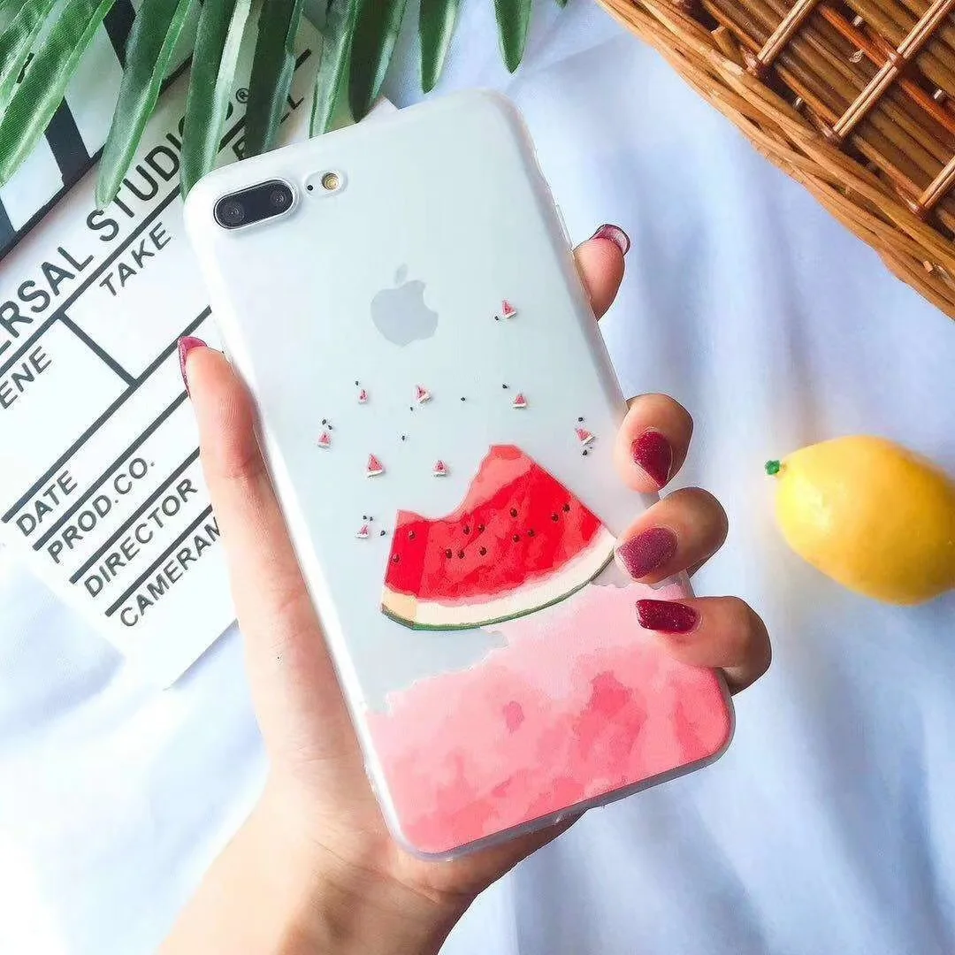 Cover For VIVO V5 V7 V9 Lite Plus Cute watermelon Bracket Silicon Case Y51 Y53 Y55 Y66 Y67 Y71 Y75 Y79 Y85 Soft |