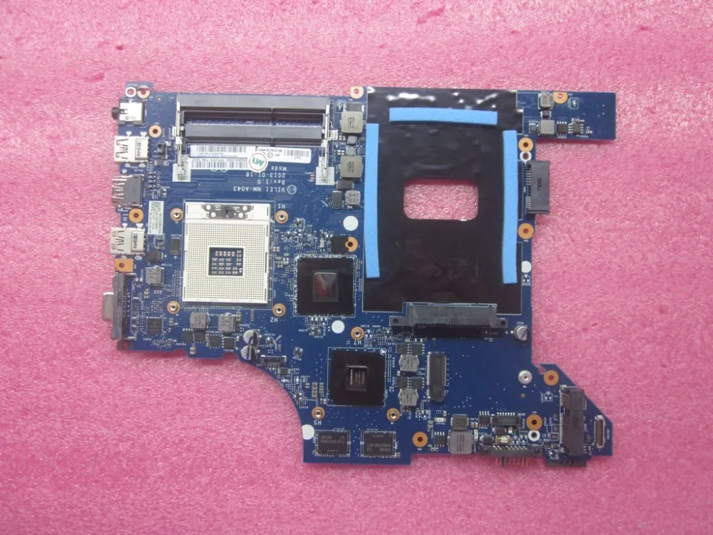 Para Thinkpad E431 материнская плата для ноутбуков FRU 04Y1297 VILE1 NM-A043 HM77 S989 2 gb MB NVIDIA GT 740 m 100%