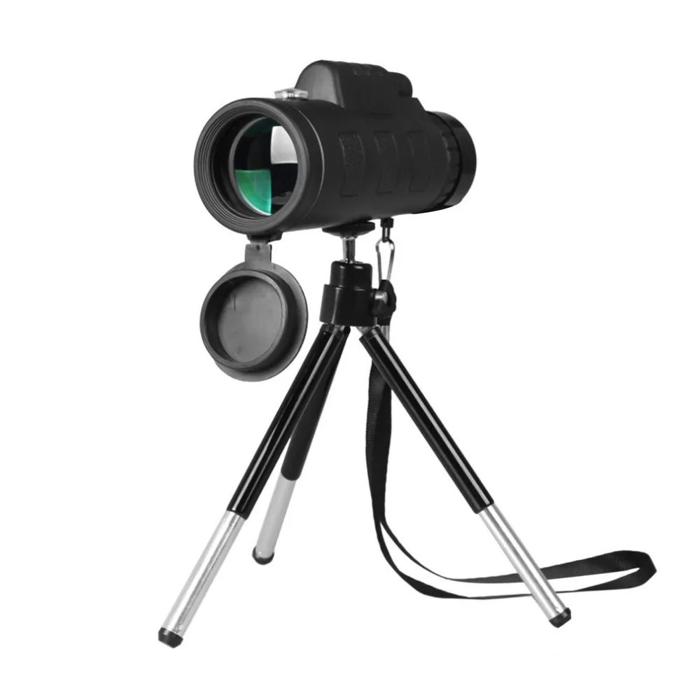 Monocular Telescope 40X60 Wide Angle HD Night Vision Prism Scope With Compass Phone Clip Tripod Outdoor 9500M TOP | Инструменты