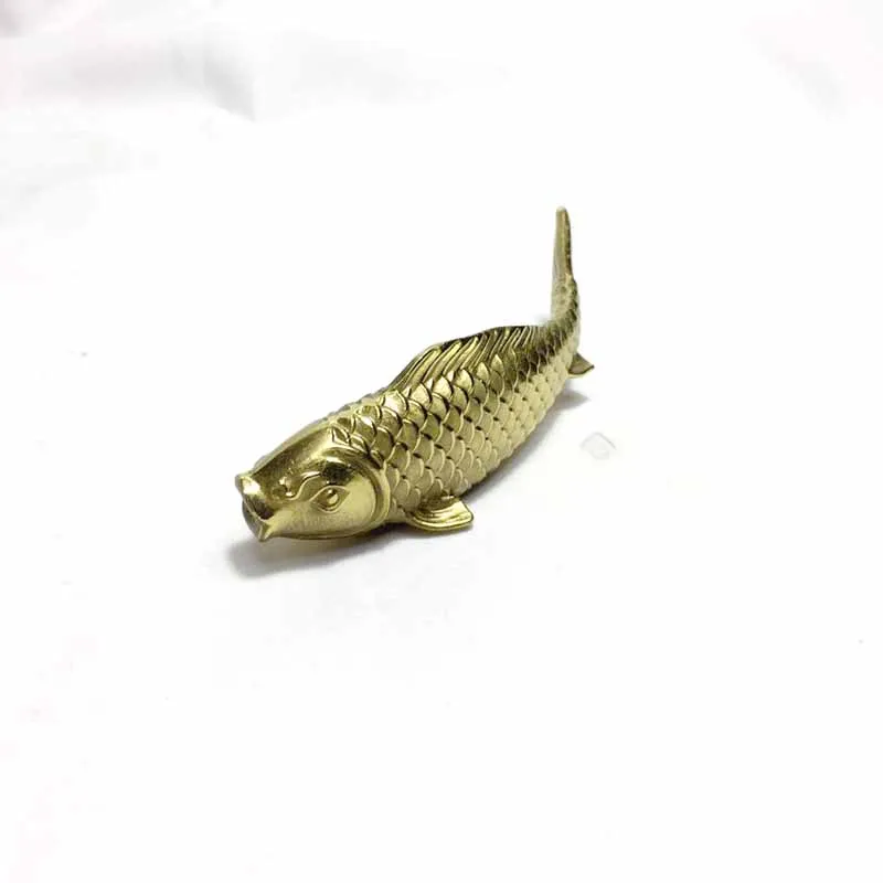 

Brass solid fish creative modern home living room decorations trinkets restaurant wine cabinet small ornaments
