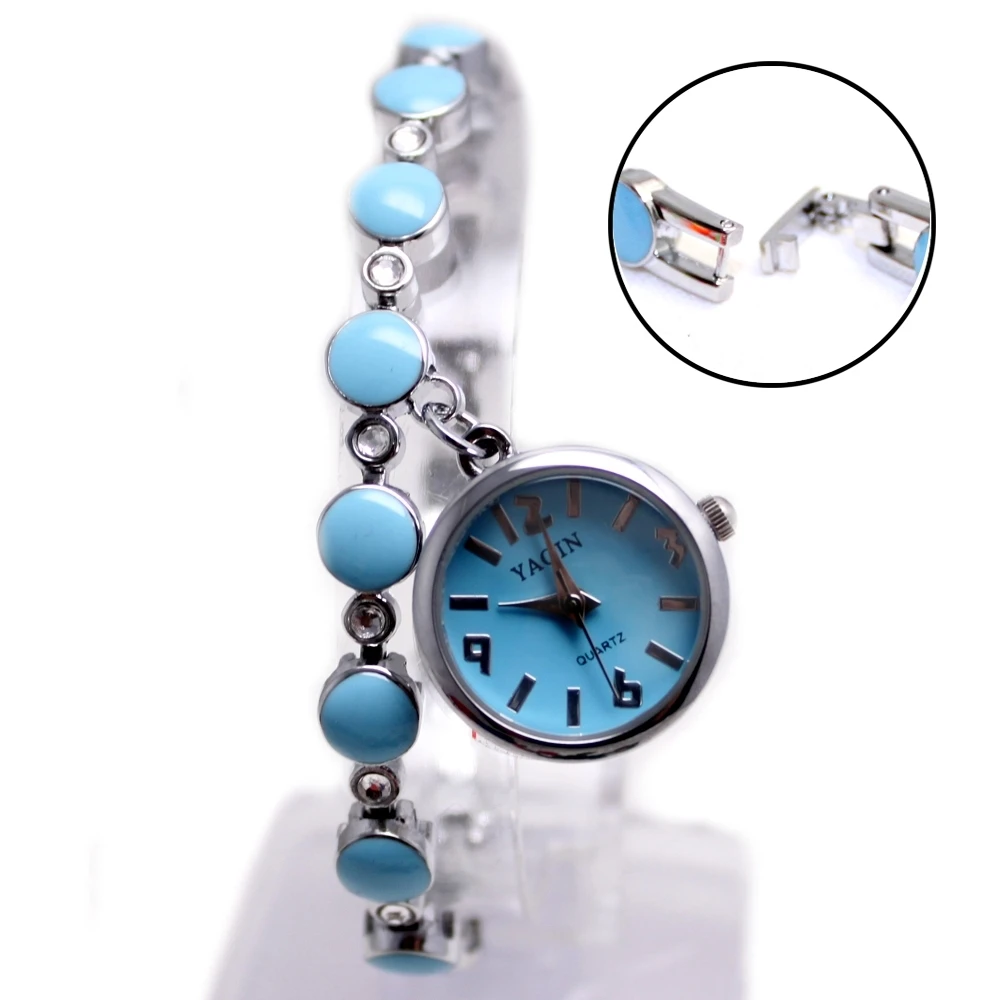 

Lovely Pendant Bracelet Slim Ladies Watch Analog Quartz Wrist Watch PC21S Movement