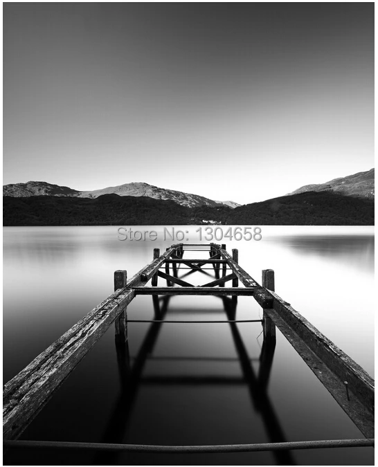 Фотообои на заказ 3D обои длинная экспозиция Loch Lomond ТВ диван спальни фон