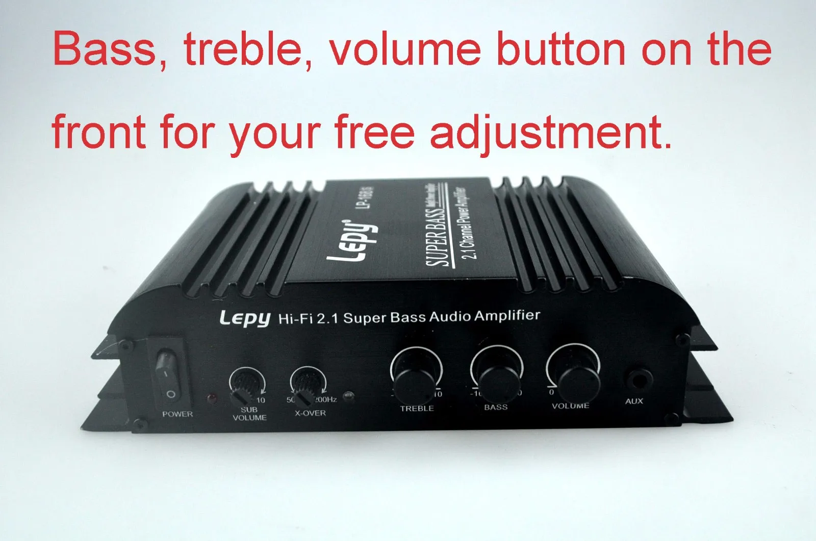 Lepy LP168S 12 В Мощный сабвуфер 2,1 канал Авто Аудио Бас выход HiFi стерео звук с функцией AUX автомобильный усилитель громкий динамик