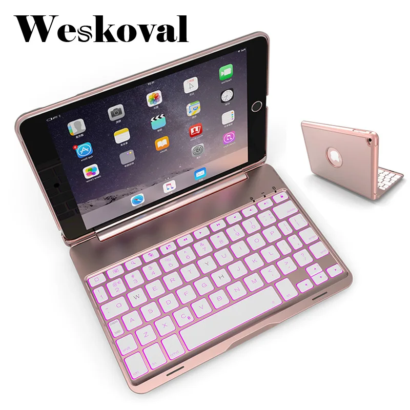 Беспроводная bluetooth клавиатура для iPad Mini 4 тонкий чехол 7 9 дюймов планшет