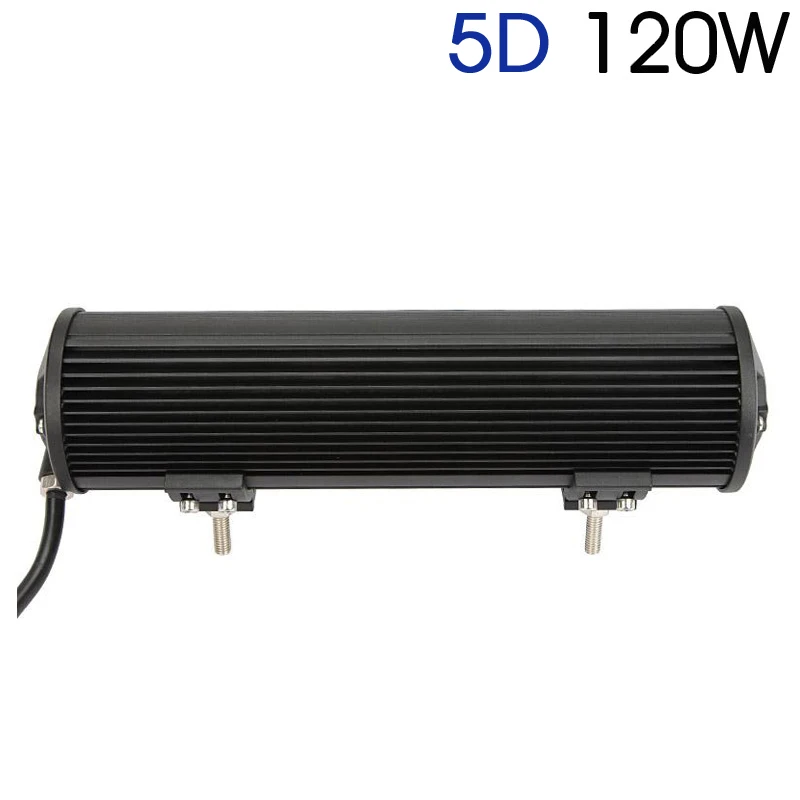 12 inch 120W ATV UTV 4X4 offroad truck lighting waterproof two rows 5D LED light bar work 12V 24V | Автомобили и мотоциклы