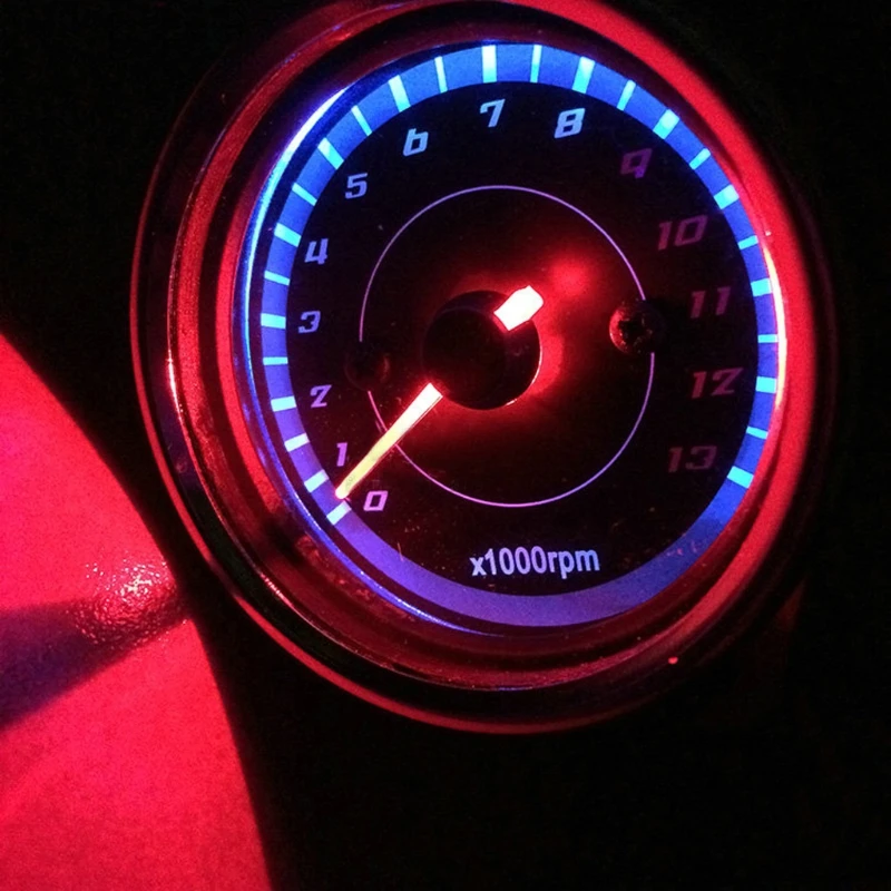 Универсальный светодиодный Тахометр для мотоцикла DC 12V Meter 13K RPM Honda Yamaha Suzuki |