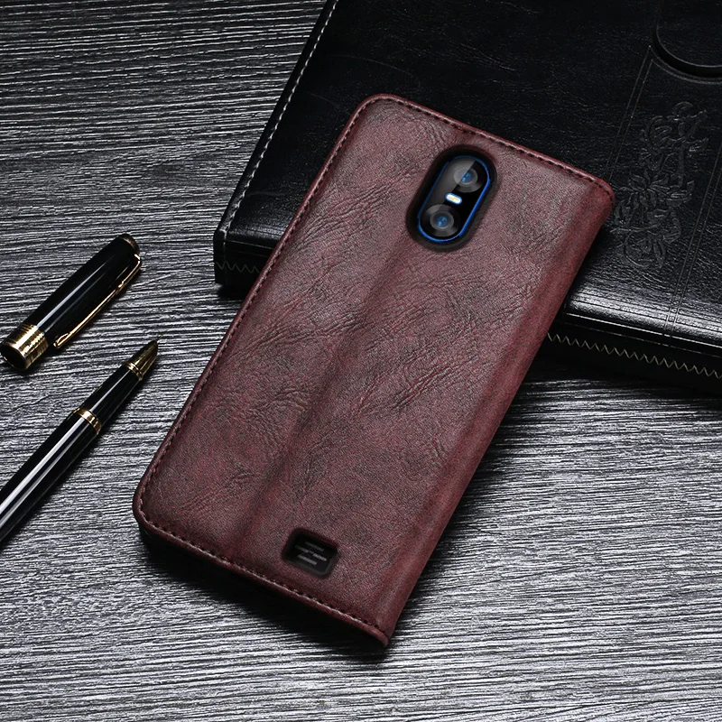 Кожаный защитный чехол книжка для Homtom S12 из ТПУ и силикона Etui S16|Чехлы-портмоне| |