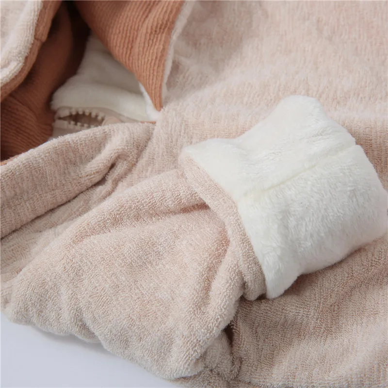 Детская осенняя одежда для новорожденных мальчиков щеткой толстовки Для детей