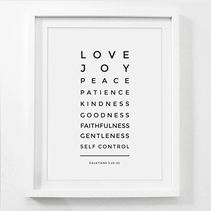 Постер Love is Patient Kind с принтом для дома гостиной стих из Библии настенная живопись