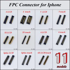 1 шт. ЖК-дигитайзерсенсорный экран, разъем FPC для iPhone 4, 5, 6, 6plus, 6s, материнская плата