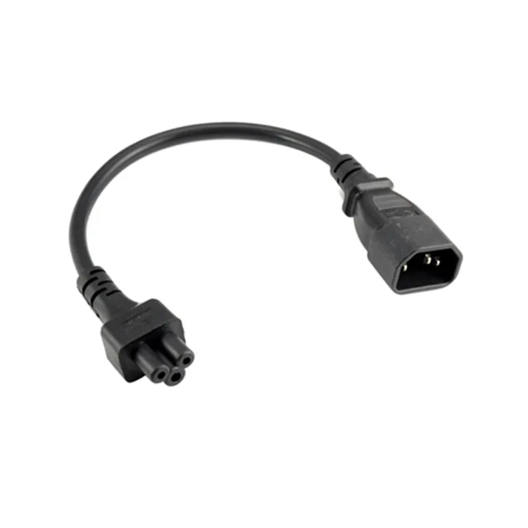 Высокое качество IEC320 C14 штекер для C5 Женский адаптер кабель IEC 3 Pin папа C5. PDU Блок