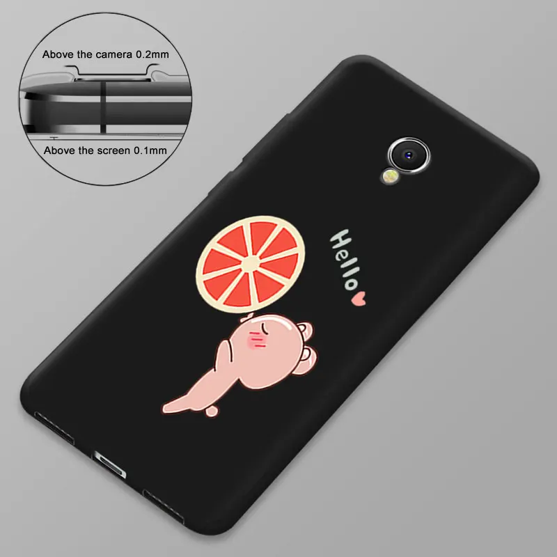 Матовый чехол для Meizu E3 MX6 M6S силиконовый цветной матовый с полной защитой M5 M6 Note |