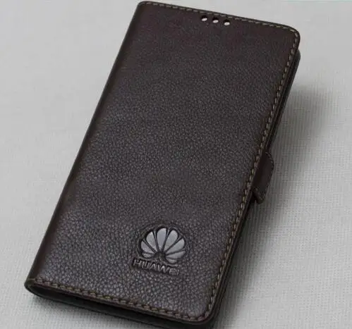Роскошный чехол из натуральной кожи для huawei Honor 10 Lite, откидной чехол, чехол для huawei Honor 9i, чехол - Цвет: Коричневый