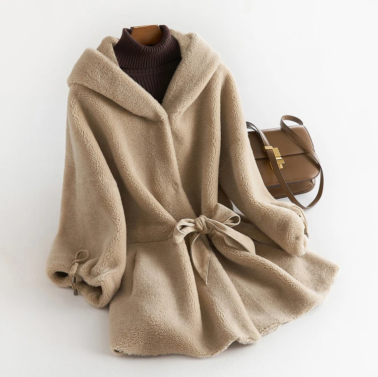 2018 капюшон с натуральным мехом пальто зимняя куртка Для женщин Натуральная