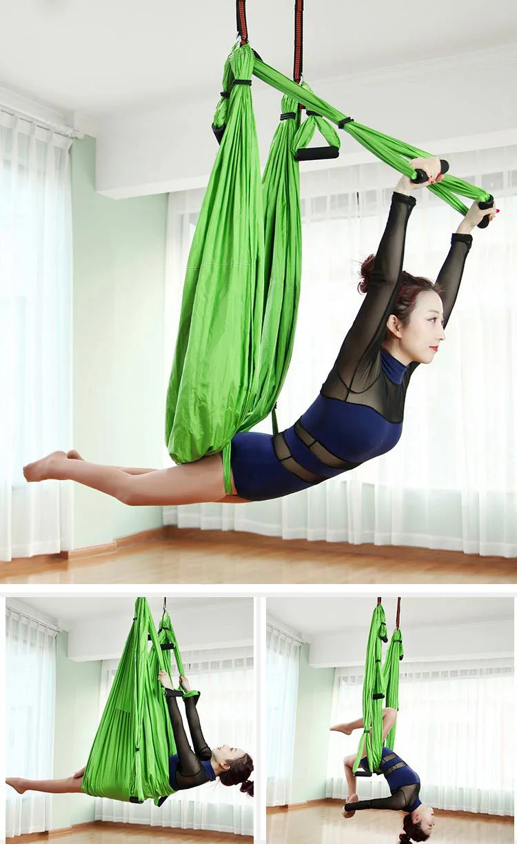 Anti-gravity Aerial Yoga Hammock Set Yoga Belt Flying Yoga Hammock for Pilates Body Building Yoga Swing With HangingTray