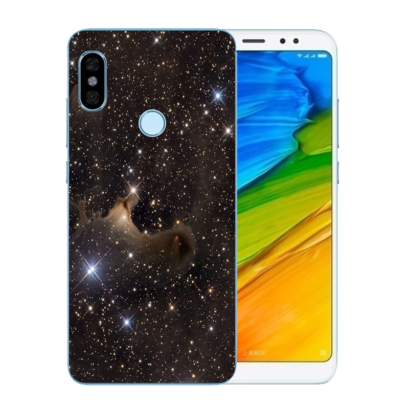 Case For Xiaomi Redmi Note 5 Pro Cover Grimace Pattern Cases Transparent |