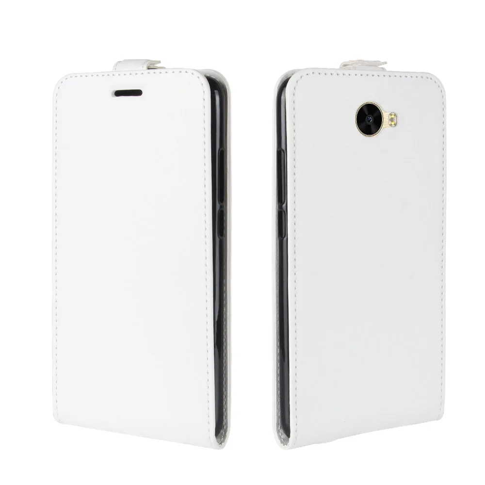OUZifish для huawei Y5 II Обложка 5 0 дюймов роскошные кожаные Вертикальный флип чехол