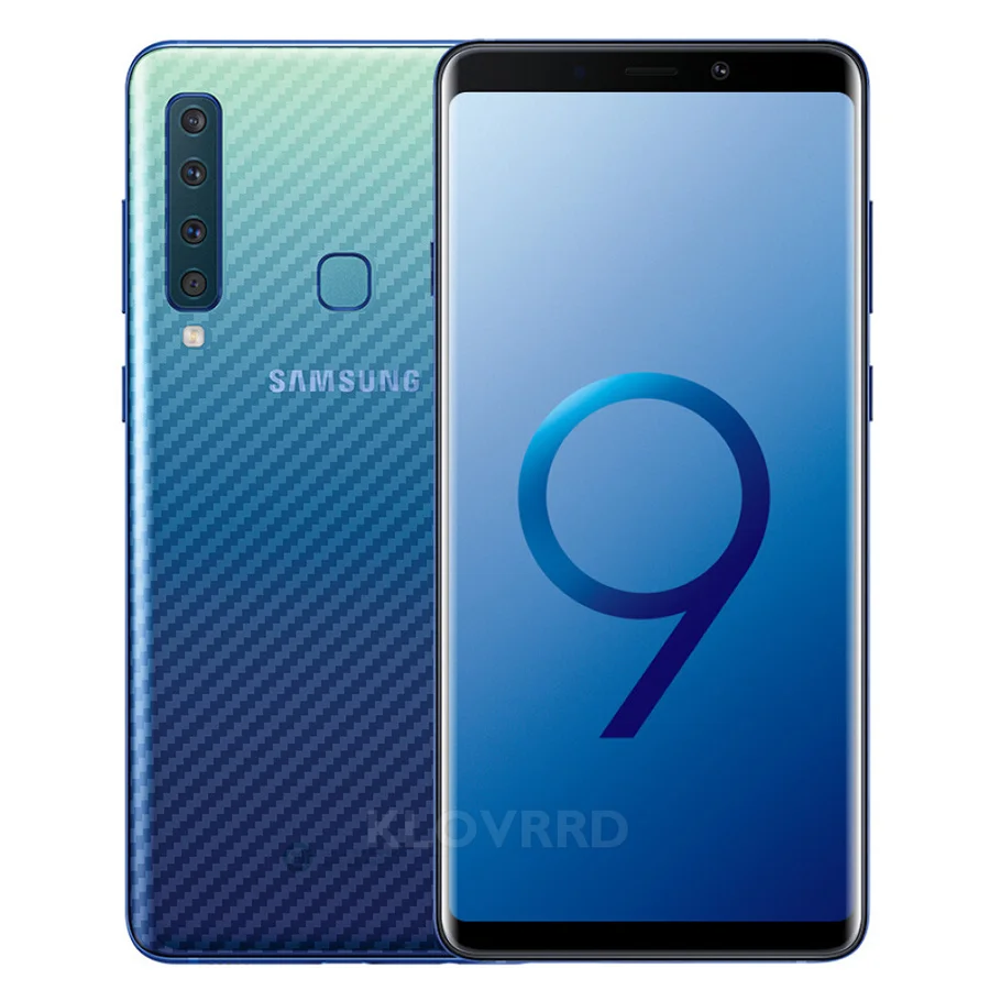 5 шт. углеродное волокно задняя защитная пленка для экрана наклейка Samsung Galaxy A7 A9 A8