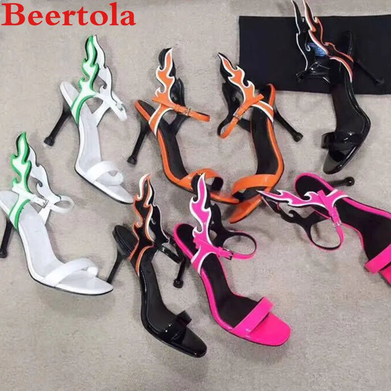 Лидер продаж женские босоножки модельные туфли с открытым носком на высоком