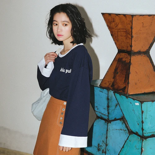 Футболка с длинным рукавом женская весенняя 2020 | Женская одежда