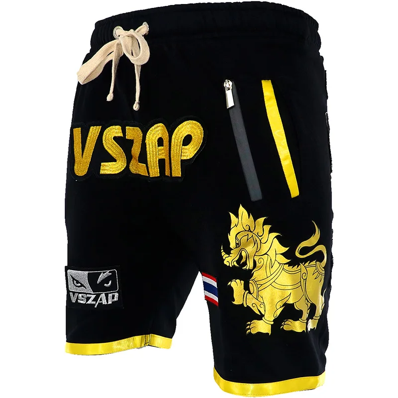 VSZAP боевые шорты ММА Муай Тай фитнес Санда Боевые искусства BJJ бой кикбоксинг для