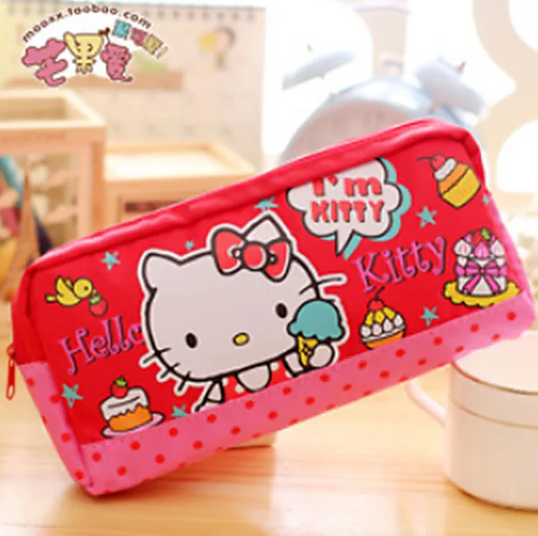 Новый Kawaii Hello kitty сумка для карандашей пакет yey-2277 |