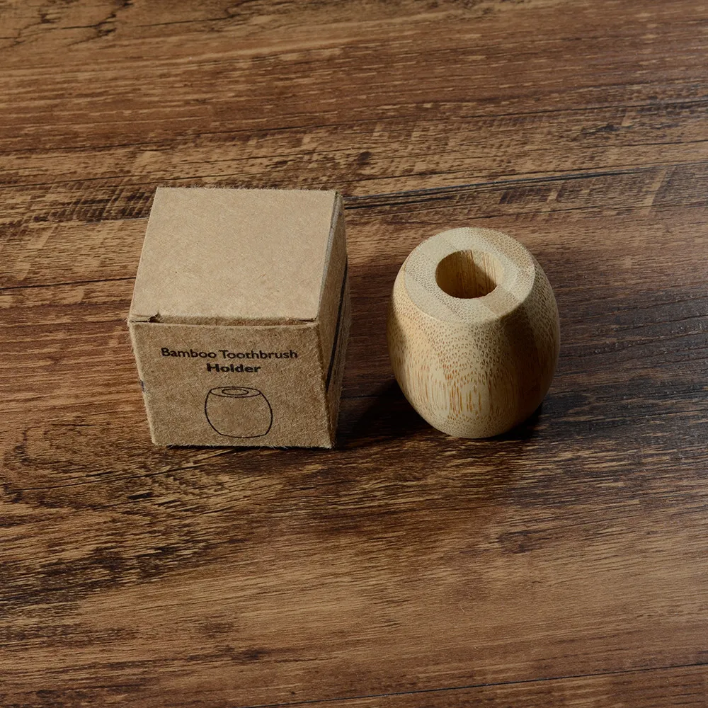 Toothbrush Holder Экологичный бамбуковый чехол с зубной щеткой, красочная мягкая щетина, биоразлагаемая зубная щетка для зубов, Бамбуковая зубная щетка es, уход за полостью рта - Цвет: Toothbrush Holder