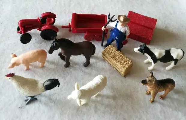 

pvc figure model farmer life 11pcs/set