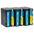 Аккумулятор 7800 мА  ч, 3 шт., NP-F960, NP-F970, NP F970, NP F960, для видеокамеры Sony NP-F550, NP-F770, NP-F750, NPF960, NPF970, YONGNUO