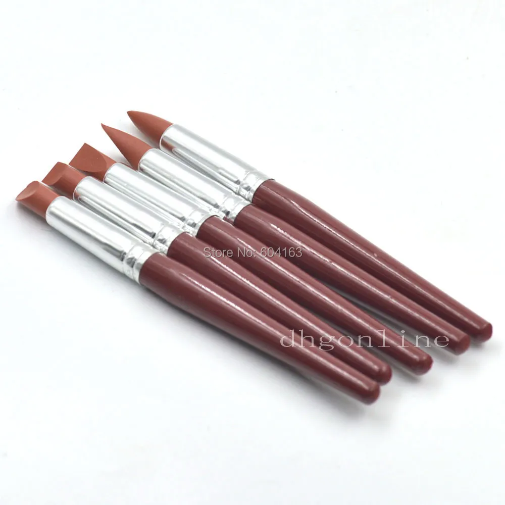 Один набор Инструменты для гончарного дела силиконовый резиновый наконечник