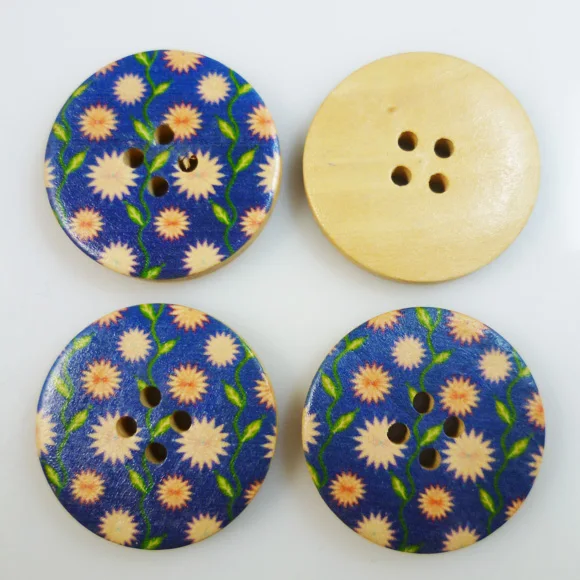 10 шт. декоративные деревянные пуговицы в виде листьев 30 мм | Дом и сад