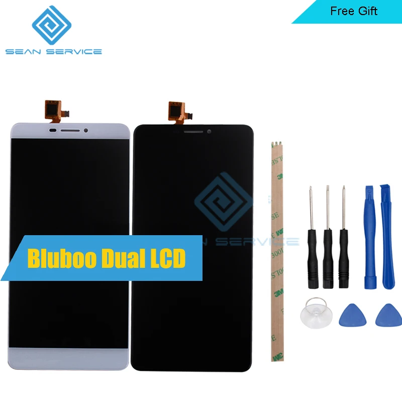 Для оригинального Bluboo двойной ЖК-дисплей + сенсорный экран дигитайзер сборка