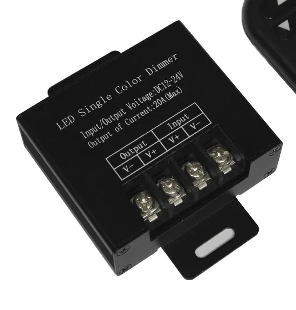 Светодиодный диммер высокого тока Φ вход 20A * 1CH выход 12 В/240 Вт 24 В/480 Вт|dimmer light|led light