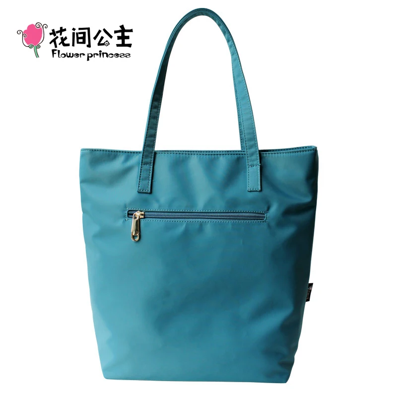 Нейлоновая сумка тоут с фламинго и цветами для принцессы женская женские сумки