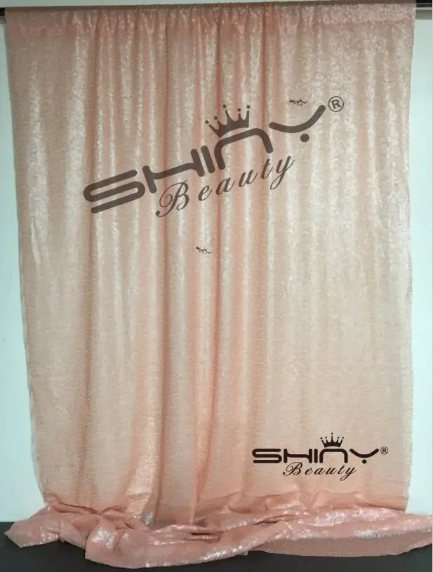 Pink ShinyBeauty 20x10 футов бронзовые занавески для гостиной, фон с блестками, свадебные фото стенды, вечерние фоновые фотографии с блестками - Цвет: Pink