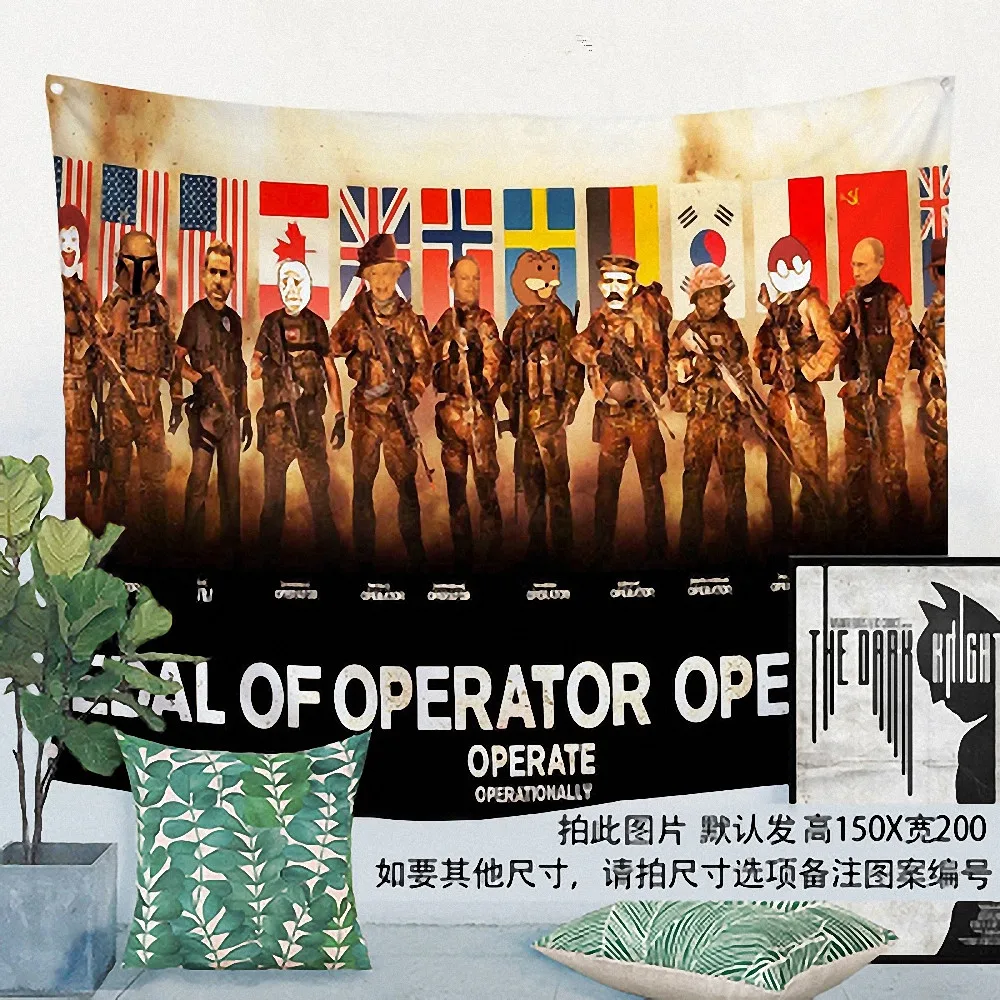 

Classic Movie\Rock Band\Creative Pattern Flag Banner Cloth Art Retro Poster Tapestry Wall Sticker Hanging Painting Indoor Decor