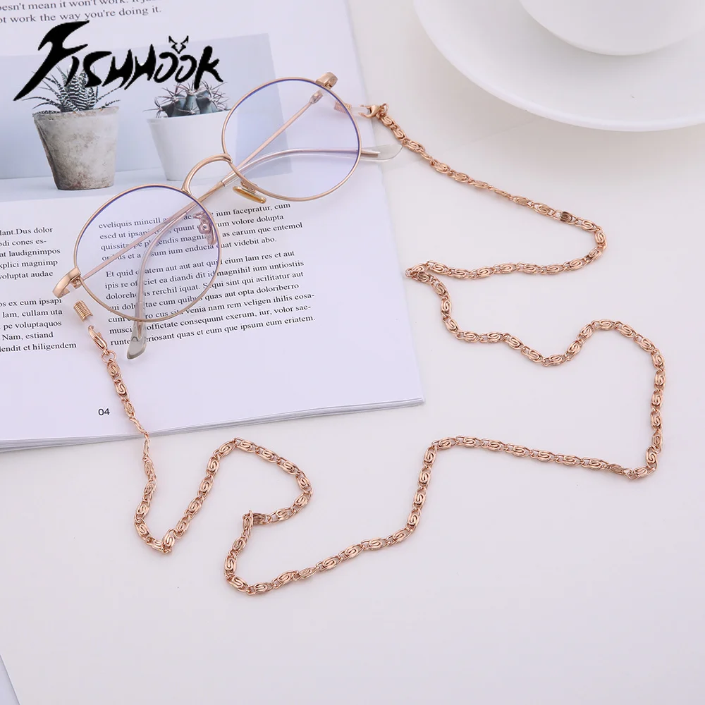 FIshhook 76 см Солнцезащитные очки ремешок ожерелье металлическая цепочка шнур