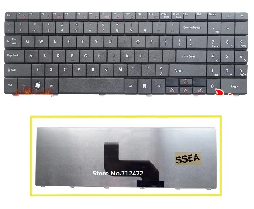 SSEA Новая Клавиатура США для Acer Aspire 5541 5541G 5732 5732Z 5732ZG 5734 5734Z клавиатура US | Компьютеры