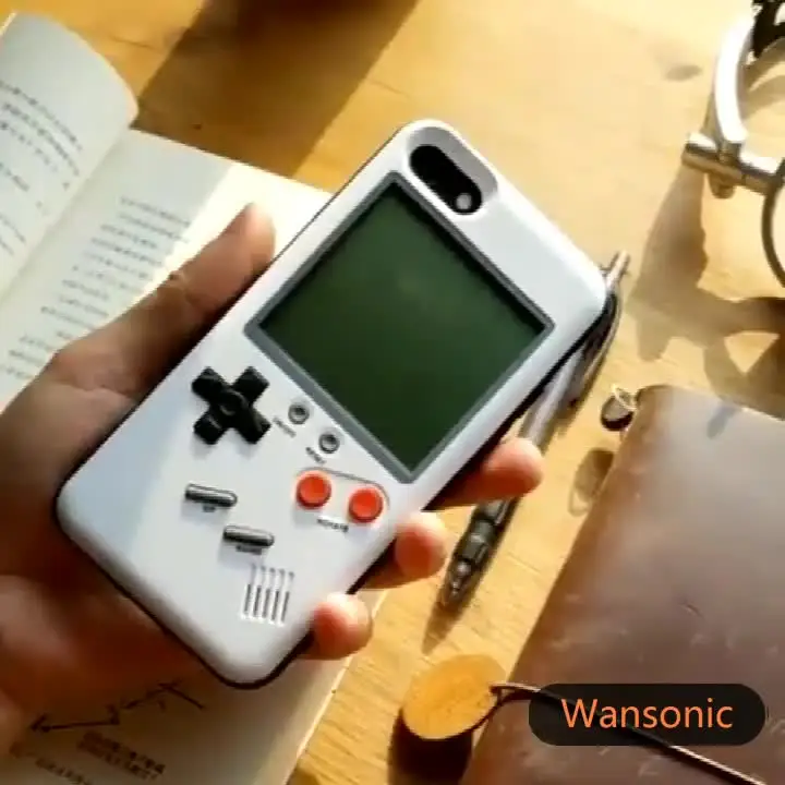 Gameboy сотовых телефонов Чехол игровых Чехол со встроенной танк войны игровая консоль «тетрис» телефонов Чехол