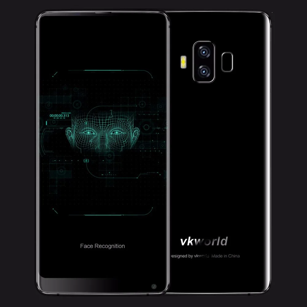 VKworld S8 4 Гб + 64 ГБ 4G мобильный телефон двойная задняя камера Face ID смартфон 5500 мАч 5 99