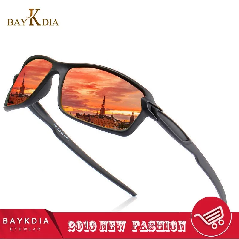 Бренд BAYKDIA 2019 мужские солнцезащитные очки поляризационные для мужчин oculos