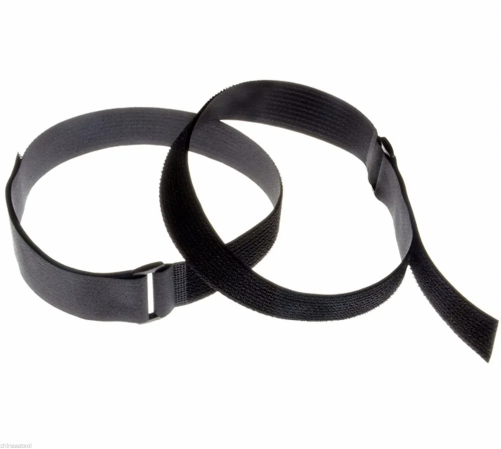 Нейлоновый ремешок черный длина 20 30 40 50 60 70 80 100 см ширина 2 см|wire management|cable tie nylon